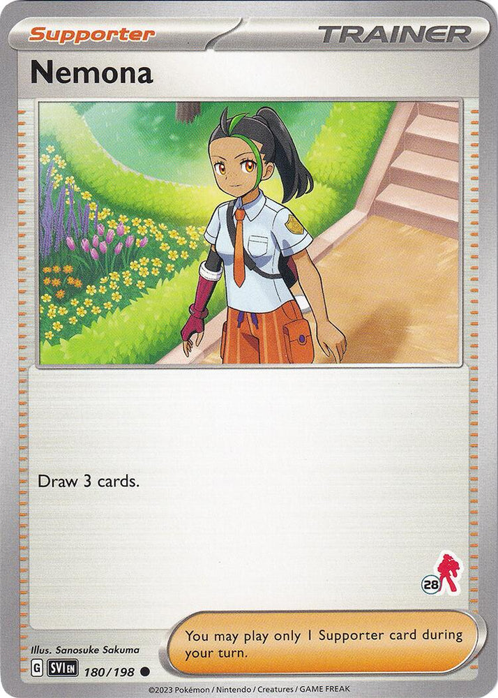 Nemona (180/198) (Armarouge Stamp #28) [Battle Academy 2024] Pokémon