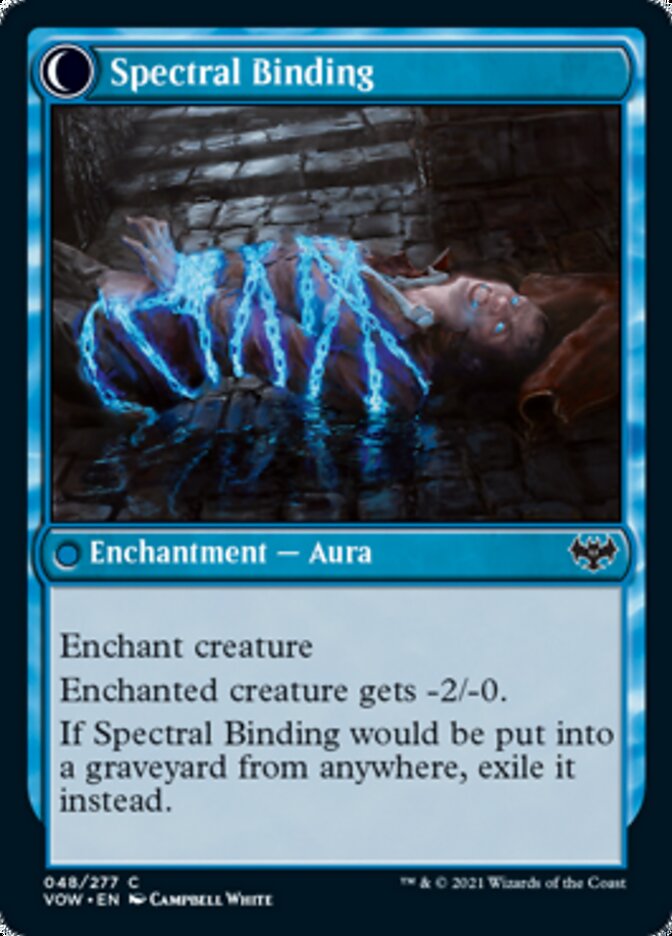 Binding Geist // Spectral Binding [Innistrad: Crimson Vow] Magic: The Gathering