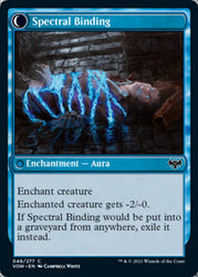 Binding Geist // Spectral Binding [Innistrad: Crimson Vow] Magic: The Gathering