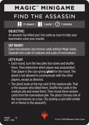 Find The Assassin (Magic Minigame) [Assassin's Creed Minigame] Magic: The Gathering