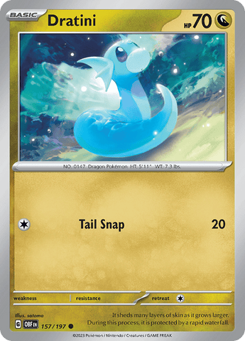 Dratini (157/197) [Scarlet & Violet: Obsidian Flames] - Pokemon Cards For Your TCG Needs!