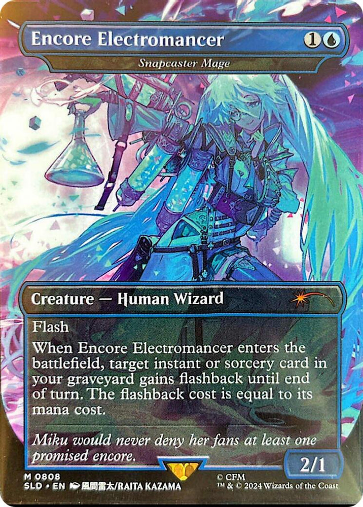 Encore Electromancer - Snapcaster Mage (Rainbow Foil) [Secret Lair Drop Series] Magic: The Gathering