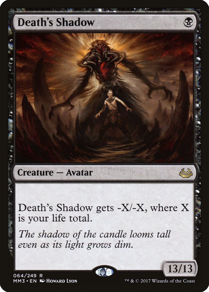 Death's Shadow [Modern Masters 2017] Magic: The Gathering