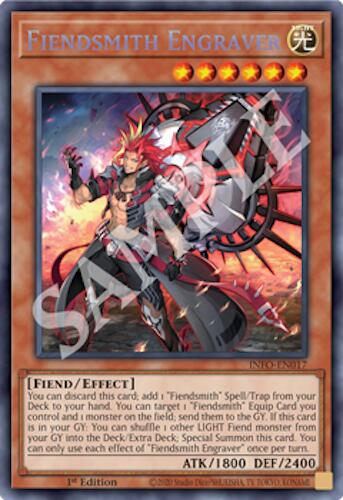 Fiendsmith Engraver [INFO-EN017] Secret Rare Yu-Gi-Oh!