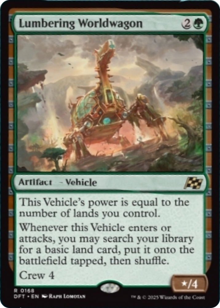 Lumbering Worldwagon [Aetherdrift] Magic: The Gathering