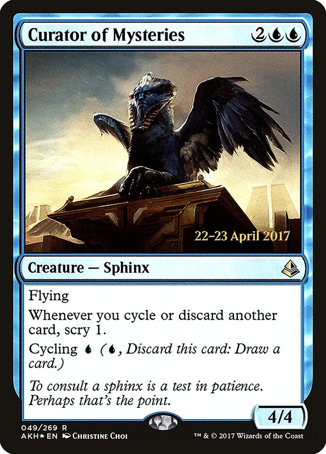 Curator of Mysteries [Amonkhet Prerelease Promos] Magic: The Gathering