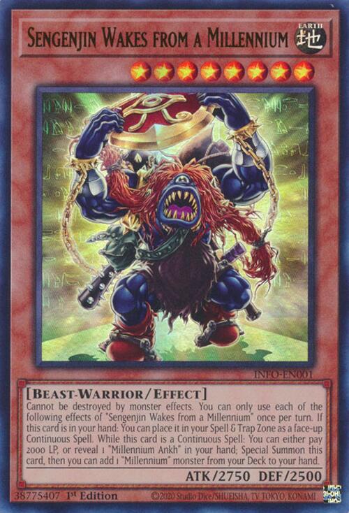 Sengenjin Wakes from a Millennium [INFO-EN001] Ultra Rare - Yugioh Cards For Your TCG Needs!