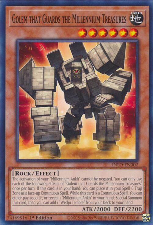 Golem that Guards the Millennium Treasures [INFO-EN002] Common - Yugioh Cards For Your TCG Needs!