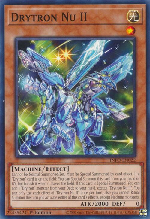 Drytron Nu II [INFO-EN022] Common - Yugioh Cards For Your TCG Needs!
