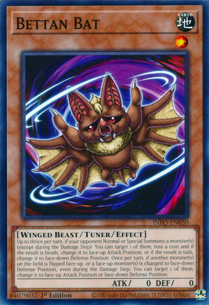 Bettan Bat [INFO-EN030] Common - Yugioh Cards For Your TCG Needs!
