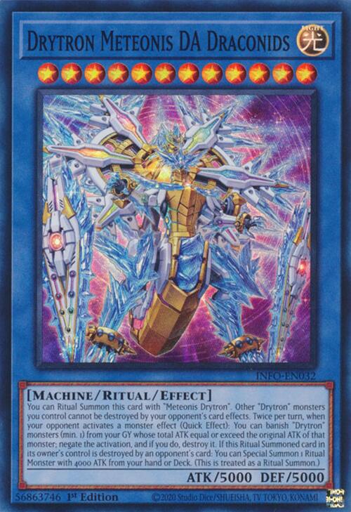 Drytron Meteonis DA Draconids [INFO-EN032] Super Rare - Yugioh Cards For Your TCG Needs!