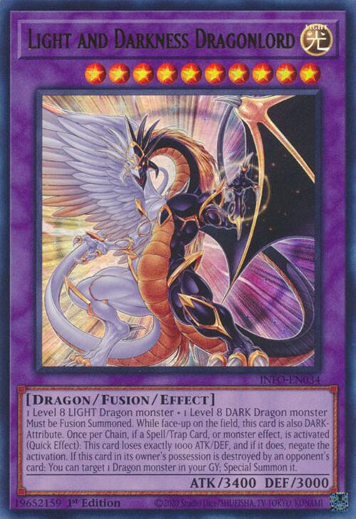 Light and Darkness Dragonlord [INFO-EN034] Ultra Rare - Yugioh Cards For Your TCG Needs!