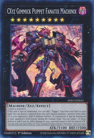CXyz Gimmick Puppet Fanatix Machinix [INFO-EN043] Super Rare - Yugioh Cards For Your TCG Needs!