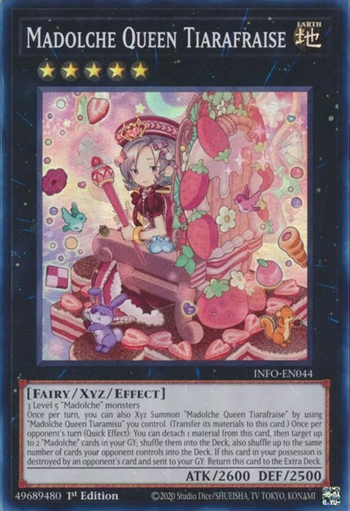 Madolche Queen Tiarafraise [INFO-EN044] Super Rare - Yugioh Cards For Your TCG Needs!