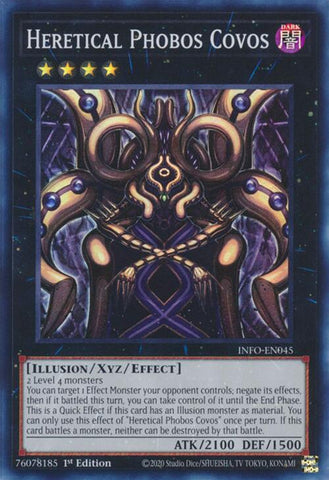 Heretical Phobos Covos [INFO-EN045] Super Rare - Yugioh Cards For Your TCG Needs!