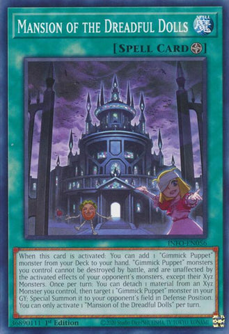 Mansion of the Dreadful Dolls [INFO-EN056] Common - Yugioh Cards For Your TCG Needs!