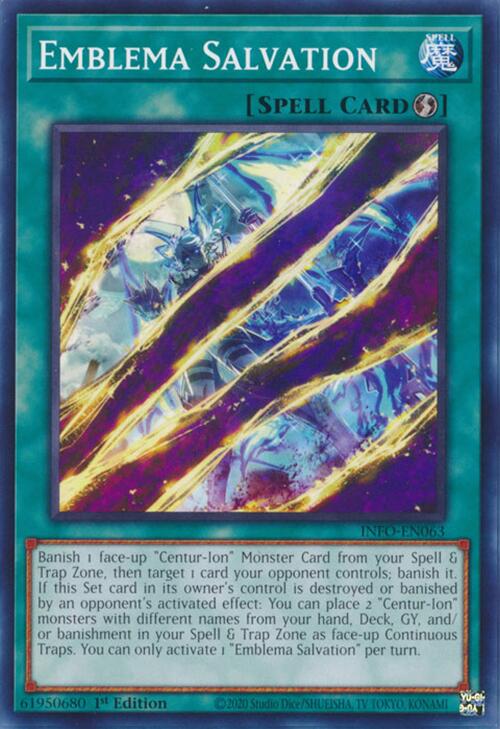Emblema Salvation [INFO-EN063] Common - Yugioh Cards For Your TCG Needs!