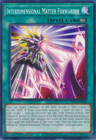 Interdimensional Matter Forwarder [INFO-EN066] Common - Yugioh Cards For Your TCG Needs!