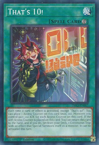 That's 10! [INFO-EN067] Common - Yugioh Cards For Your TCG Needs!