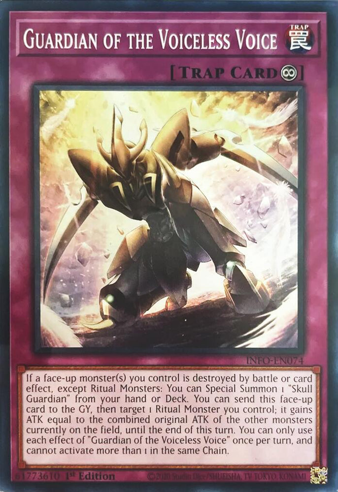Guardian of the Voiceless Voice [INFO-EN074] Common - Yugioh Cards For Your TCG Needs!