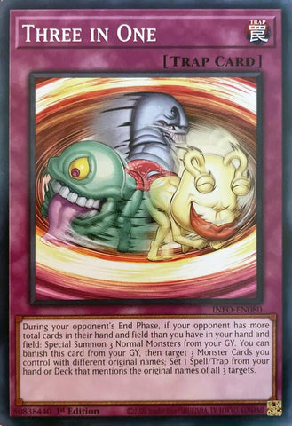 Three in One [INFO-EN080] Common - Yugioh Cards For Your TCG Needs!