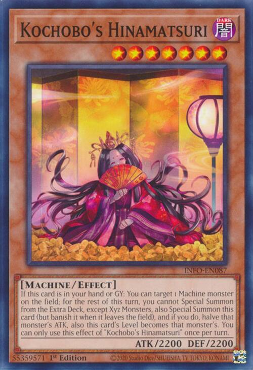 Kochobo's Hinamatsuri [INFO-EN087] Common - Yugioh Cards For Your TCG Needs!