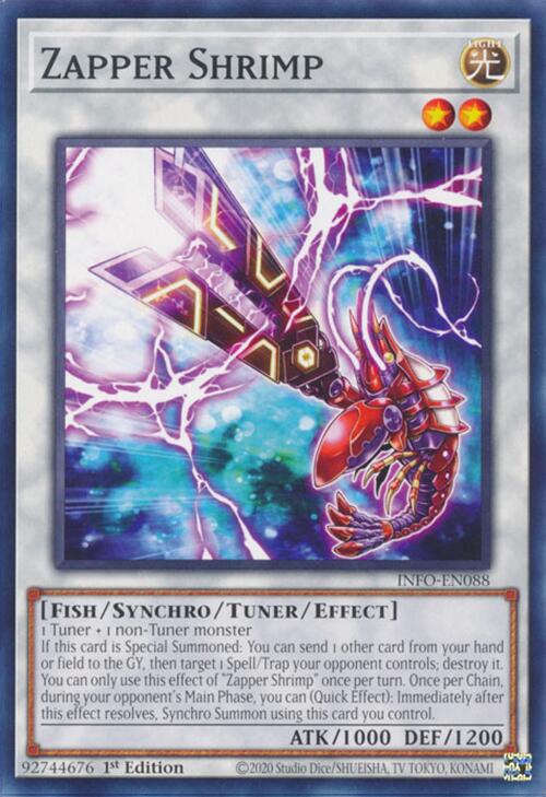 Zapper Shrimp [INFO-EN088] Common - Yugioh Cards For Your TCG Needs!