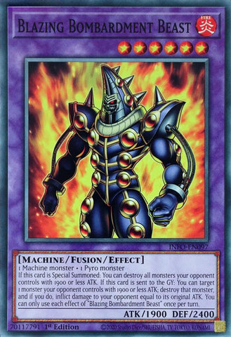 Blazing Bombardment Beast [INFO-EN097] Common - Yugioh Cards For Your TCG Needs!