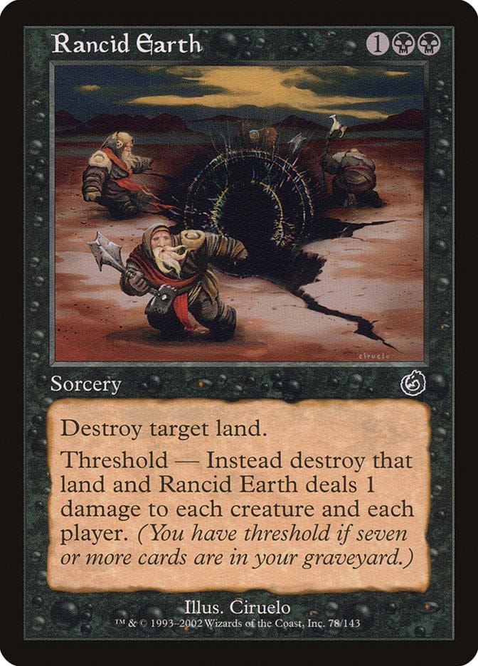 Rancid Earth [Torment] Magic: The Gathering