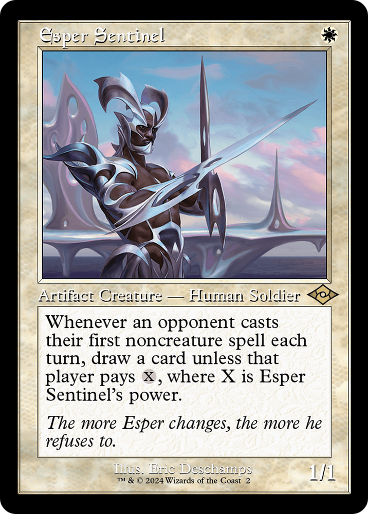 Esper Sentinel (Retro) [Modern Horizons 2] Magic: The Gathering