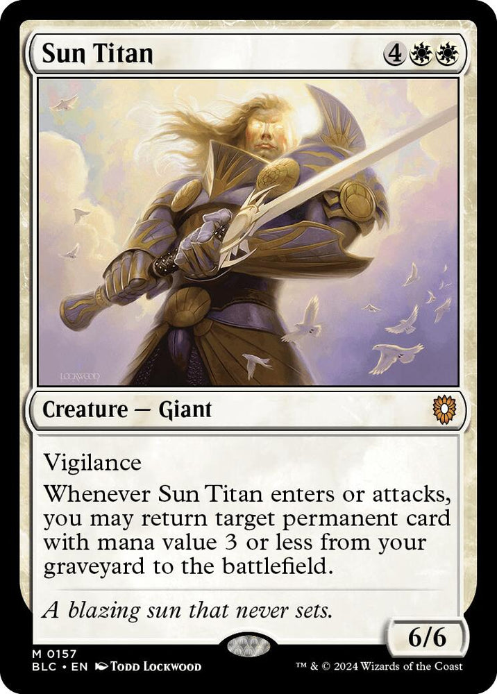 Sun Titan [Bloomburrow Commander] Magic: The Gathering