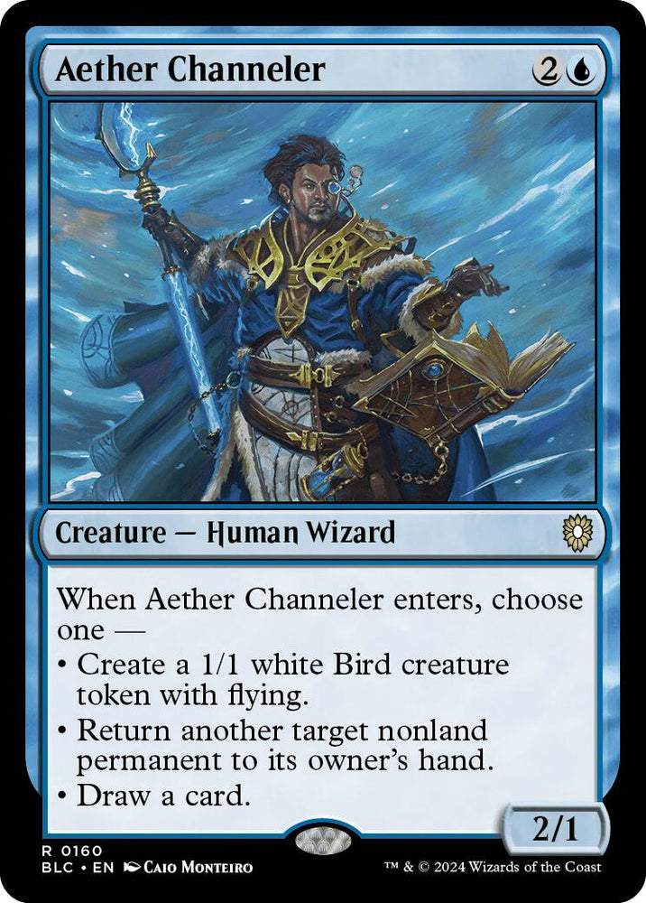 Aether Channeler [Bloomburrow Commander] Magic: The Gathering