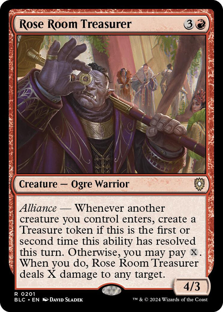 Rose Room Treasurer [Bloomburrow Commander] Magic: The Gathering