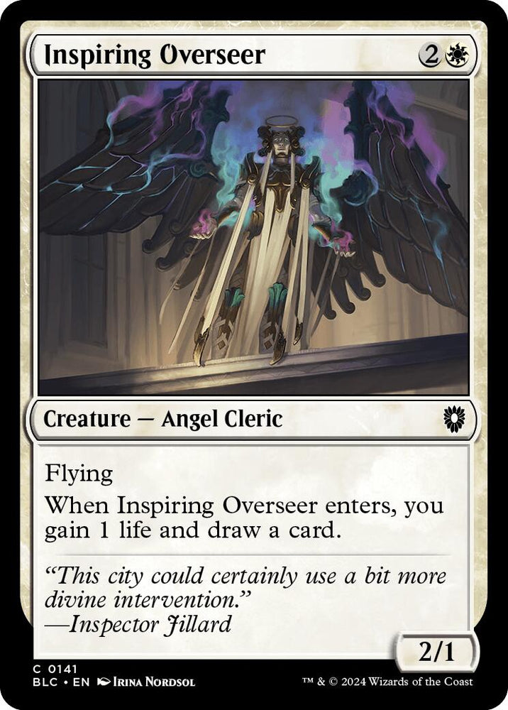 Inspiring Overseer [Bloomburrow Commander] Magic: The Gathering