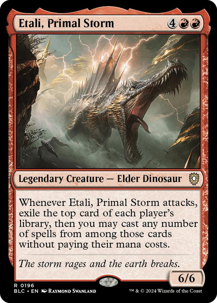 Etali, Primal Storm [Bloomburrow Commander] Magic: The Gathering