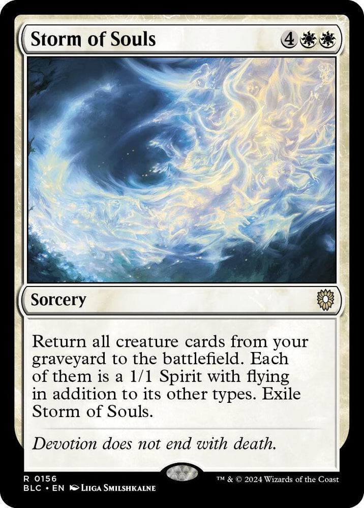 Storm of Souls [Bloomburrow Commander] Magic: The Gathering
