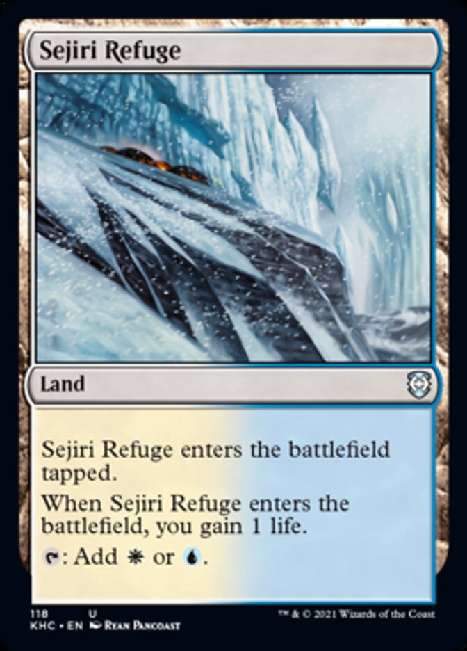 Sejiri Refuge [Kaldheim Commander] Magic: The Gathering