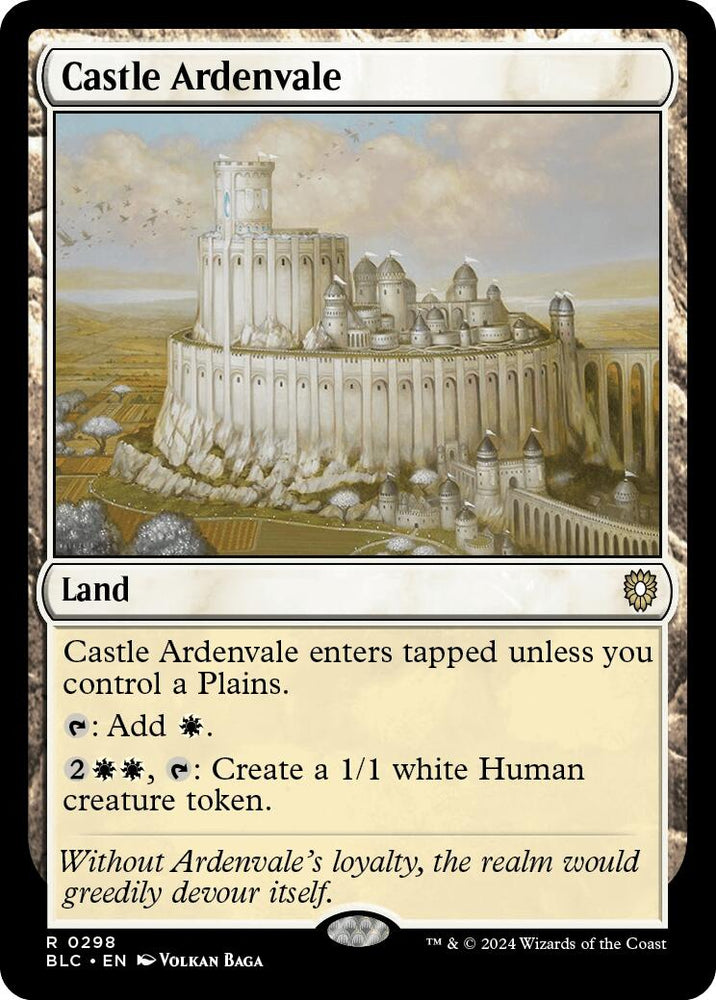Castle Ardenvale [Bloomburrow Commander] Magic: The Gathering