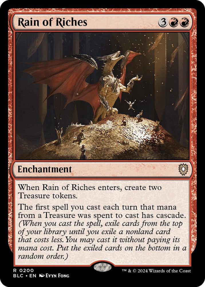 Rain of Riches [Bloomburrow Commander] Magic: The Gathering
