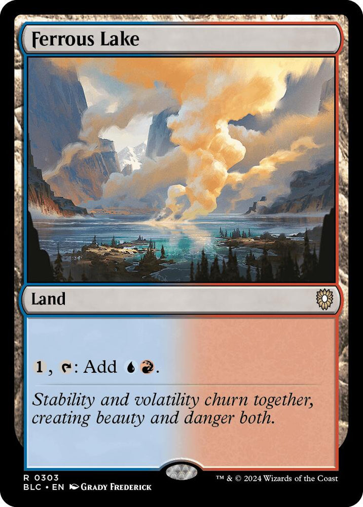 Ferrous Lake [Bloomburrow Commander] Magic: The Gathering