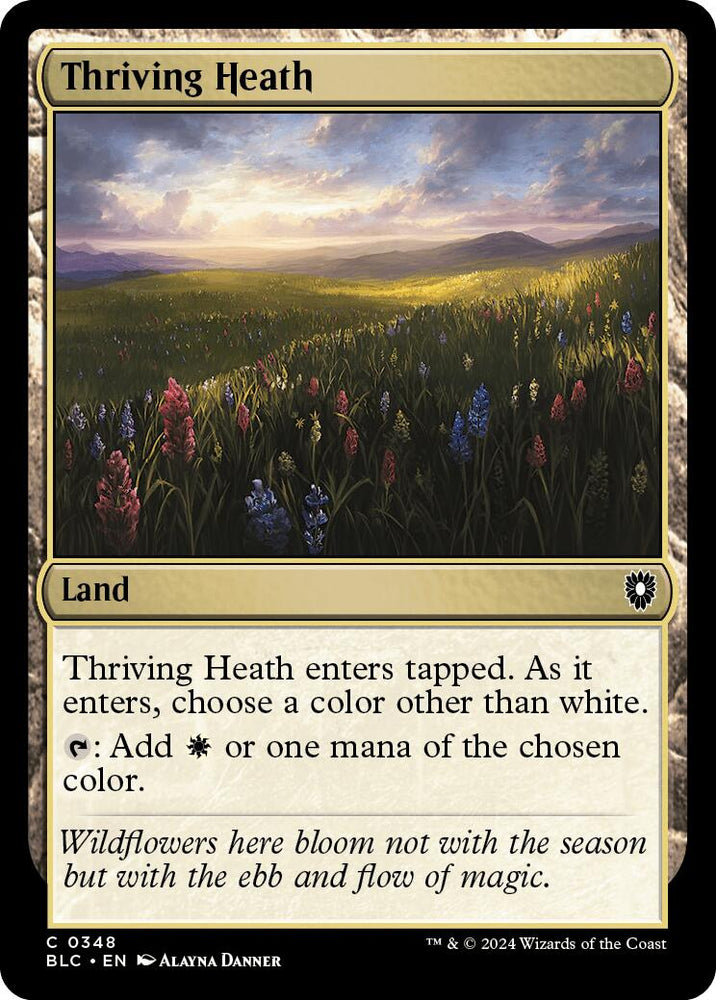 Thriving Heath [Bloomburrow Commander] Magic: The Gathering