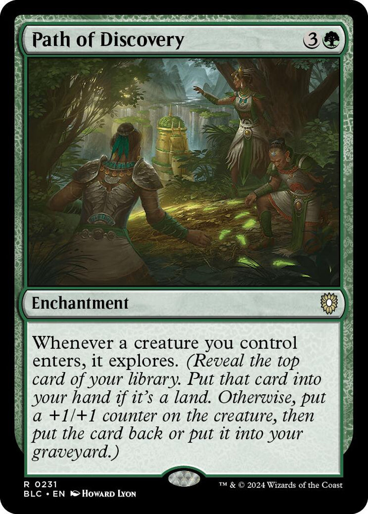 Path of Discovery [Bloomburrow Commander] Magic: The Gathering