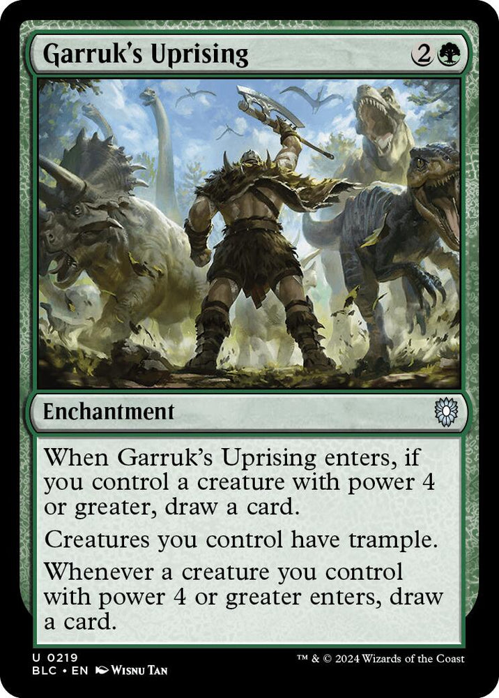 Garruk's Uprising [Bloomburrow Commander] Magic: The Gathering