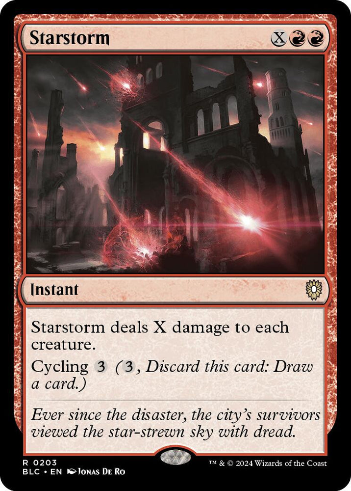 Starstorm [Bloomburrow Commander] Magic: The Gathering