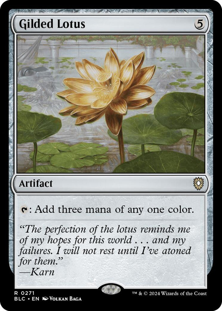 Gilded Lotus [Bloomburrow Commander] Magic: The Gathering