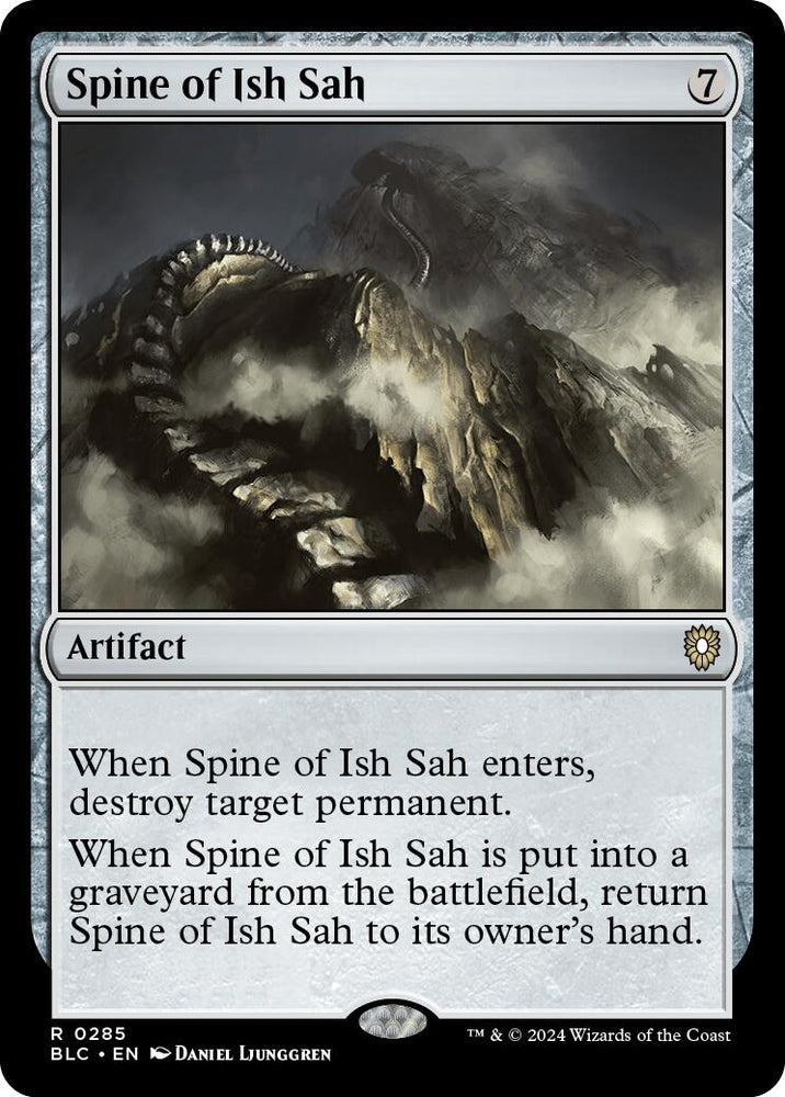 Spine of Ish Sah [Bloomburrow Commander] Magic: The Gathering