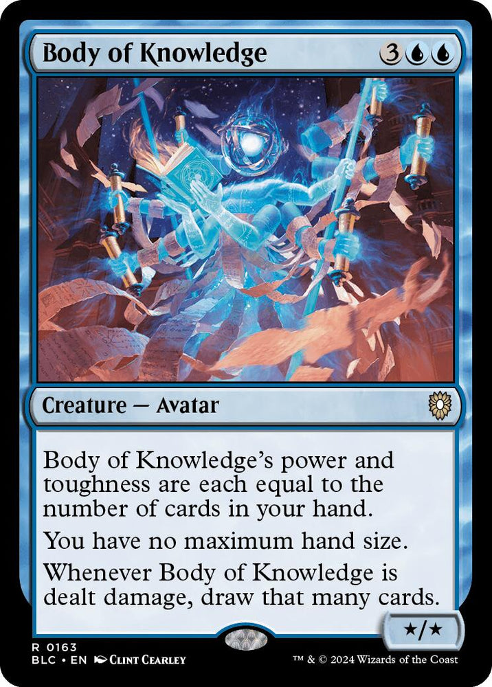 Body of Knowledge [Bloomburrow Commander] Magic: The Gathering
