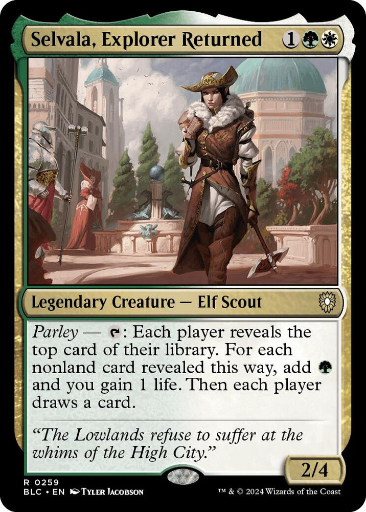 Selvala, Explorer Returned [Bloomburrow Commander] Magic: The Gathering