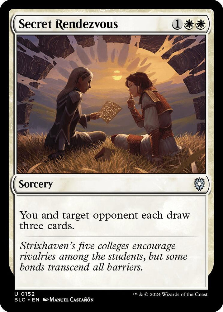 Secret Rendezvous [Bloomburrow Commander] Magic: The Gathering