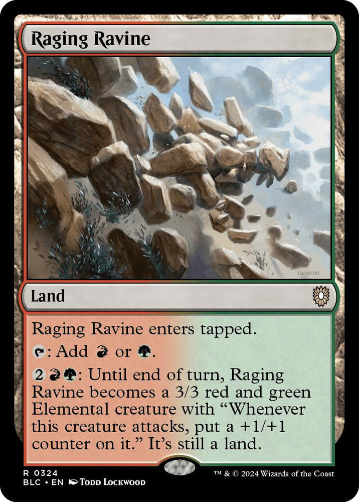 Raging Ravine [Bloomburrow Commander] Magic: The Gathering